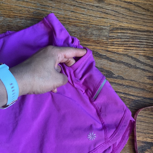 Purple Athleta shorts - Picture 6 of 8